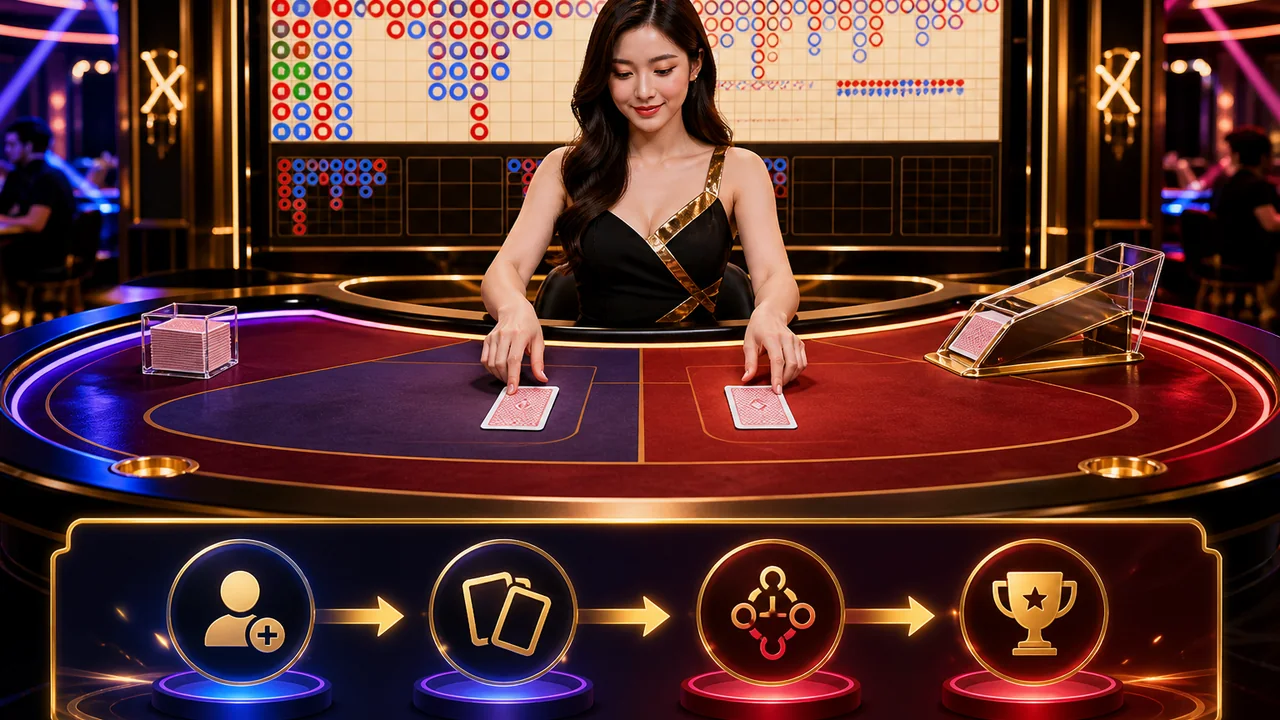 Bắt đầu từ đâu? Cách chơi baccarat trực tiếp 789f cho người mới